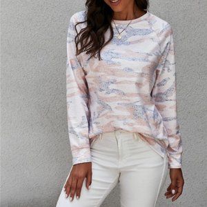 Camo Print Top